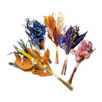 Kit 5 Mini Buquês Modelos e Cores Variadas Decoração