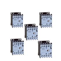 Kit 5 Mini Contatores Tripolar 7A Weg 220V - Tensão 690V