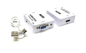 Kit 5 Mini Conversor Adaptador Hdmi Para Vga Nfe Atacado