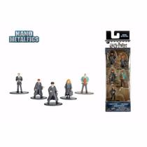 Kit 5 Mini Figuras Harry Potter Metal 4cm Nano Metalfigs Dtc