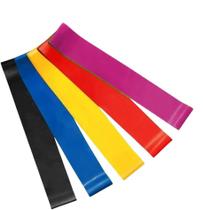 Kit 5 Mini Fitas Para Treino Academia Tonificador Pernas Kit 5 Mini Fitas Para Treino Academia Tonificador Pernas