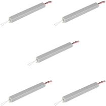 Kit 5 mini fonte chaveada slim palito 36w 3a bivolt 12v ip20 galaxy Kit 5 mini fonte chaveada slim palito 36w 3a bivolt 12v ip20 galaxy