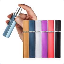 Kit 5 Mini Frasco Perfume Bolsa Viagem Recarregável Portátil