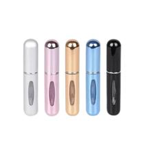 Kit 5 Mini Frasco Porta Perfume Spray Recarregável Bolsa 5ml