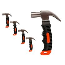 Kit 5 Mini Martelo Pequeno Cabo Emborrachado Martelinho 16cm Kit 5 Mini Martelo Pequeno Cabo Emborrachado Martelinho 16cm