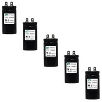 Kit 5 Mini Micro Capacitor Eletrolitico De Partida 378-454uF 110Vac EPX Kit 5 Mini Micro Capacitor Eletrolitico De Partida 378-454uF 110Vac EPX