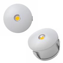 kit 5 Mini Spot LED Embutir Zora 1w - AAlazer