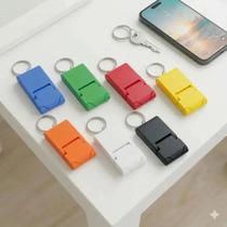 Kit 5 Mini Suporte Celular Portátil Tipo Chaveiro Universal