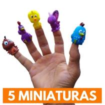 Kit 5 Miniaturas Galinha Pintadinha + 5 Cápsulas Brinquedo