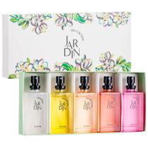 Kit 5 Miniaturas Jardin (Bergamota Calábria + Rosa Damascena + Nectarina + Flor de Laranjeira + Jasmim Sambac) 25ml Cada Kit 5 Miniaturas Jardin (Bergamota Calábria + Rosa Damascena + Nectarina + Flor de Laranjeira + Jasmim Sambac) 25ml Cada