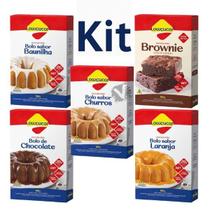Kit 5 Mistura Bolo Lowçucar 150g Zero Lactose Diet Sabores Kit 5 Mistura Bolo Lowçucar 150g Zero Lactose Diet Sabores