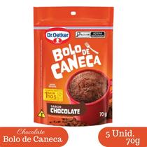 Kit 5 Misturas para Bolo de Caneca Chocolate Dr. Oetker 70g Kit 5 Misturas para Bolo de Caneca Chocolate Dr. Oetker 70g