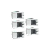 Kit 5 Mód Informática Rj45 Branco Fosco Lunare Up Schneider Kit 5 Mód Informática Rj45 Branco Fosco Lunare Up Schneider