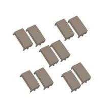 Kit 5 Módulo Cego cor Argila Sleek Margirius 2un por emb.