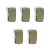 Kit 5 Modulo Interruptor Paralelo Miluz Dourado Sch S3B72033