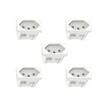 Kit 5 Modulo Tomada 10A S70202104 Branco Orion Schneider Kit 5 Modulo Tomada 10A S70202104 Branco Orion Schneider