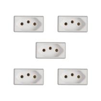 Kit 5 Modulo Tomada 20A 250V Branco Liz Tramontina 57115/032 Kit 5 Modulo Tomada 20A 250V Branco Liz Tramontina 57115/032