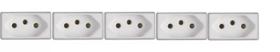 Kit 5 Modulo Tomada 20A Tramontina Giz/Liz/Tablet/Lux - Tramontina