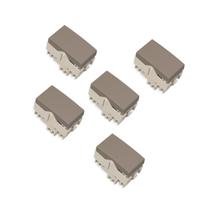 Kit 5 Módulos Interruptor Paralelo cor Argila Sleek MarGirius Kit 5 Módulos Interruptor Paralelo cor Argila Sleek MarGirius