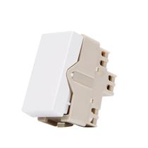 Kit 5 Módulos Interruptor Simples 10A Branco Infiniti Margirius Kit 5 Módulos Interruptor Simples 10A Branco Infiniti Margirius