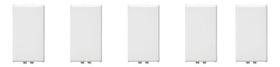 Kit 5 Modulos Interruptor Simples 10a Soprano Siemens Ilus Kit 5 Modulos Interruptor Simples 10a Soprano Siemens Ilus