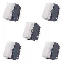 Kit 5 Módulos Interruptor Simples B3 Margirius 19405