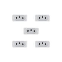 Kit 5 Modulos Tomada 10A Branco Aria Tramontina 57217/030 Kit 5 Modulos Tomada 10A Branco Aria Tramontina 57217/030