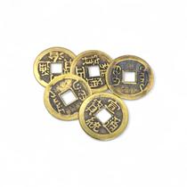 Kit 5 Moedas Feng Shui Prosperidade Total Amuleto da Sorte Kit 5 Moedas Feng Shui Prosperidade Total Amuleto da Sorte