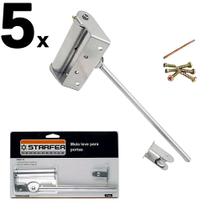 Kit 5 Mola Aérea Prata Fechamento Automatico Porta Leve Kit 5 Mola Aérea Prata Fechamento Automatico Porta Leve