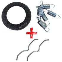 Kit 5 Molas Jump + 2 Ganchos Bigodes + Capa De Jump