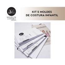 Kit 5 moldes de costura infantil - Marlene Mukai Kit 5 moldes de costura infantil - Marlene Mukai