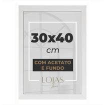 Kit 5 Molduras 30x40 Acetato Certificado Diploma Fotografia - Branco Kit 5 Molduras 30x40 Acetato Certificado Diploma Fotografia - Branco
