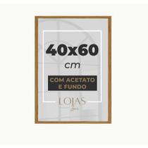 Kit 5 Molduras 40x60 Acetato Certificado Diploma Fotografia - Preto