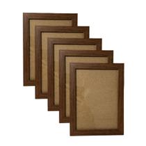 Kit 5 Molduras A4 21x30cm Certificado Diploma Com Vidro