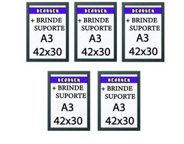 Kit 5 Molduras Quadros A3 Certificados Diplomas Decorativos Kit 5 Molduras Quadros A3 Certificados Diplomas Decorativos