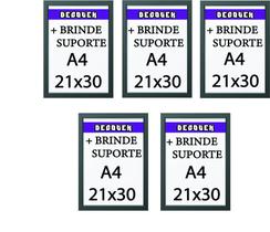 Kit 5 Molduras Quadros A4 Certificados Diplomas Decorativos Kit 5 Molduras Quadros A4 Certificados Diplomas Decorativos
