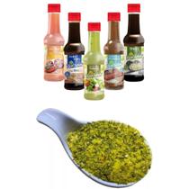Kit 5 Molhos 150ml Cada + Tempero 1kg Linha Premium A Sua Escolha