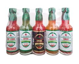 Kit 5 molhos de pimenta Fogo Mineiro