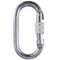Kit 5 Mosquetão oval 23 Kn em aço galvanizado para pontos de ancoragem Kit 5 Mosquetão oval 23 Kn em aço galvanizado para pontos de ancoragem