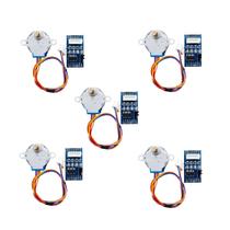 Kit 5 Motor De Passo 28BYJ48 com Driver ULN2003