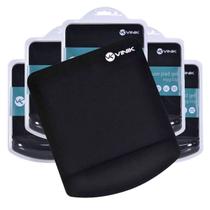 Kit 5 Mouse Pad Ergonomico Apoio de Pulso em Gel Mpg-02p 18x22cm