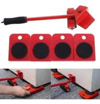 Kit 5 Movedor Rodinhas Para Mudança De Móveis Grandes 150kg