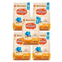 Kit 5 Mucilon Arroz E Aveia Integral Sachê 180G - Nestle