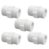 Kit 5 niple rosca 1/2 amanco