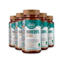Kit 5 NoHerps Lisina Unilife 90 Comprimidos Laranja e Acerola
