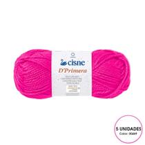 Kit 5 Novelo De Lã Tricô Crochê Cisne D'Primera 40G 00469 - Coats