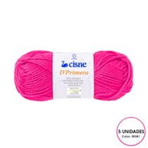 Kit 5 Novelo de Lã Tricô Crochê Cisne D'Primera 40g