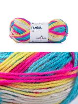 Kit 5 Novelos Lã Acrílico Pingouin Familia 40g - Tex 375 (total 200g)