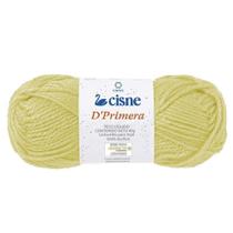 Kit 5 Novelos Lã Cisne Dprimera Cor 161 Amarelo Claro - Coats Corrente Ltda