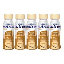 Kit 5 Nutren Senior Complemento Alimentar Baunilha 200ml